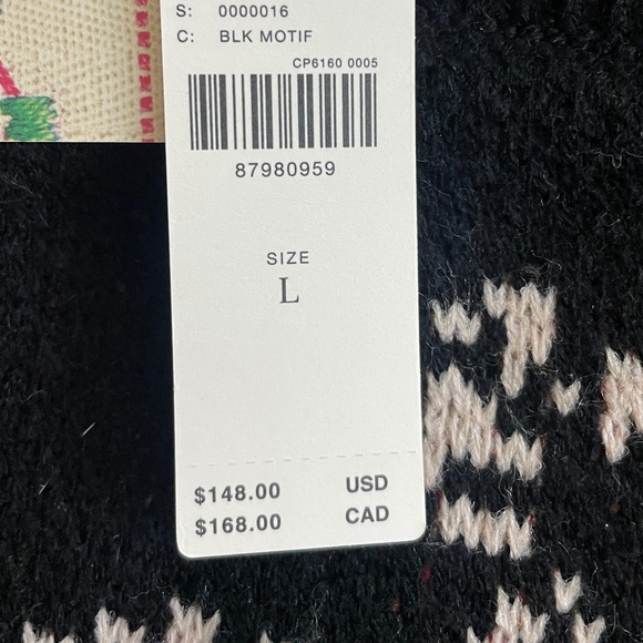 FARM Rio Black Mini Skirt with Floral Design - Picture 3 of 3